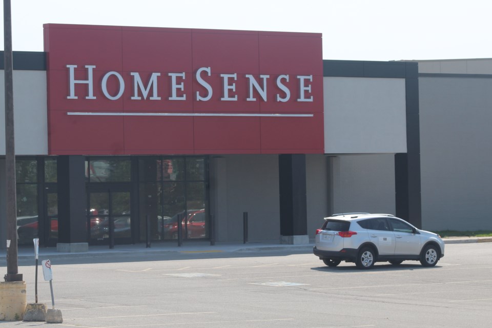 The Homesense sign is now up where the Sears sign used to hang until 2018, Friday, July 14, 2023.