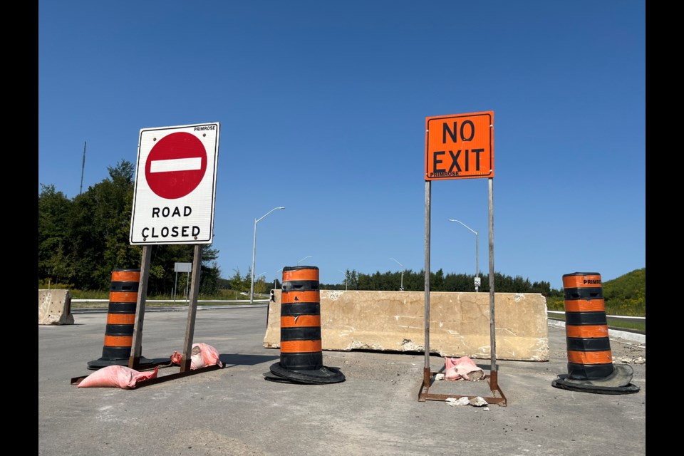 The Bryne Drive South extension is expected to open in late September.