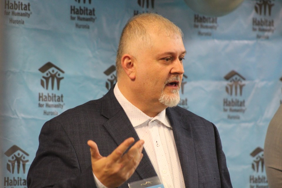 Robert Cikoja, chief executive officer with Habitat for Humanity Huronia, is excited for the organization's first build since COVID-19 hit. Raymond Bowe/BarrieToday