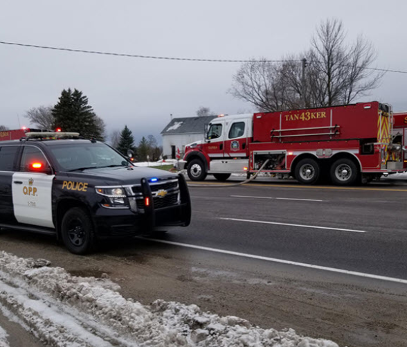 2020-12-05 Stayner fire