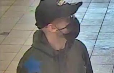 Barrie police have released surveillance images of a male suspect who allegedly demanded money at a Bayfield Street bank on May 31, 2021. 