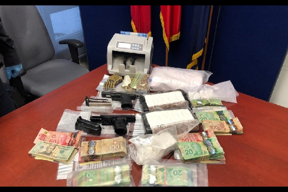 Cocaine, cash, firearms seized during Friday Harbour, Tay