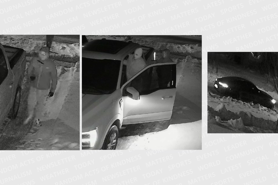 Dufferin OPP have released these surveillance photos following pickup truck thefts in that area. 