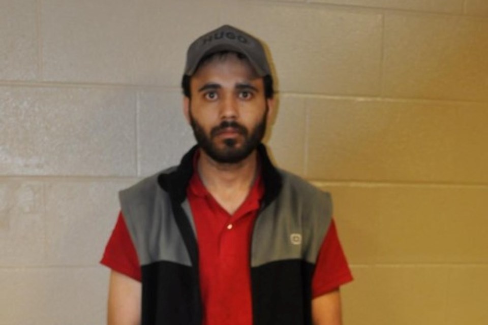 Navjot Singh, 25, of Brampton, has been arrested and charged in connection to an alleged carjacking in May 2022 in Innisfil. A second suspect remains at large. 