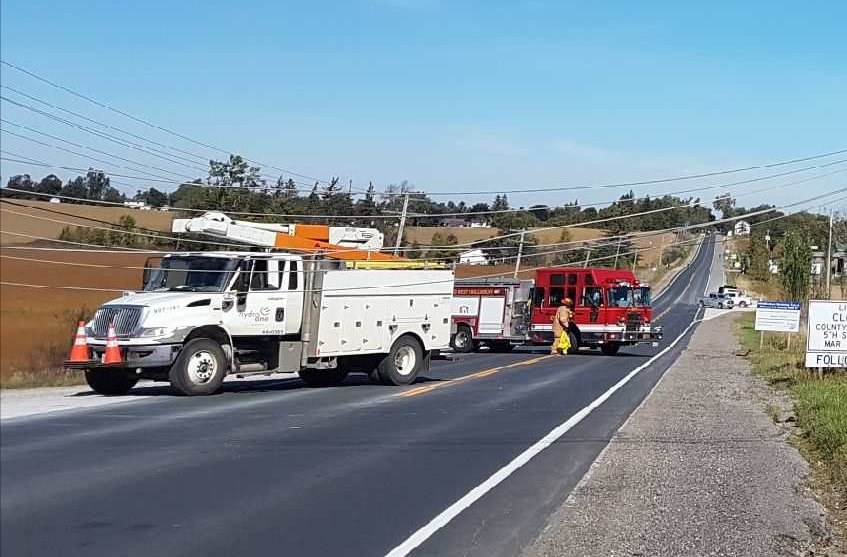 2017-10-02 Highway 27 wires down SSP photo