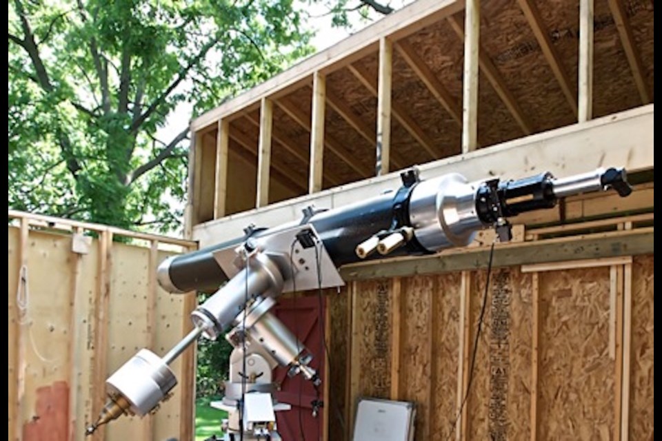 Photo of Porretta's stolen telescope. Submitted by Giovanni Porretta