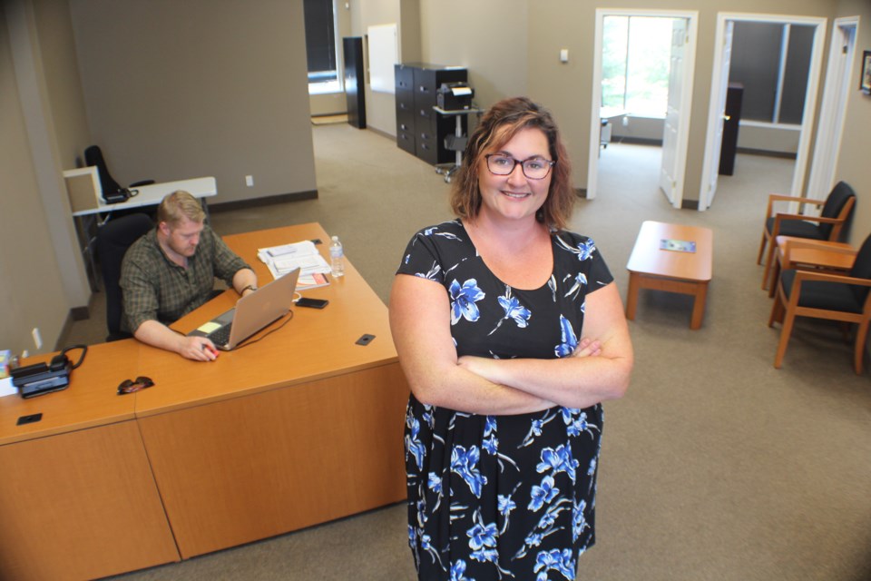 Melissa Varsava, executive assistant to Barrie-Innisfil MPP Andrea Khanjin, said they are still working on getting into their constituency office on Mapleview Drive East in south-end Barrie, but they are open for business. Raymond Bowe/BarrieToday