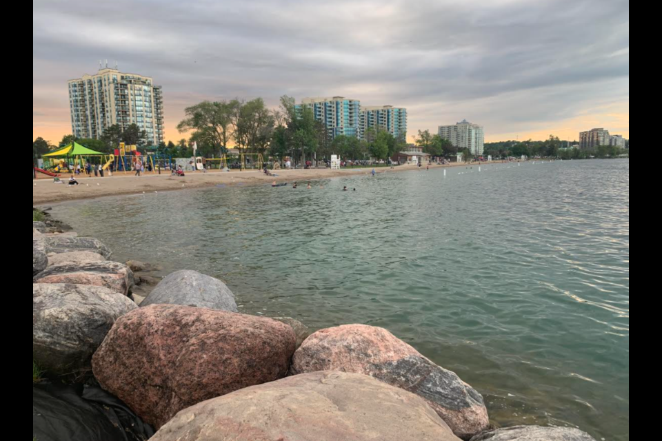 Barrie's Centennial Beach is shown in a file photo. 