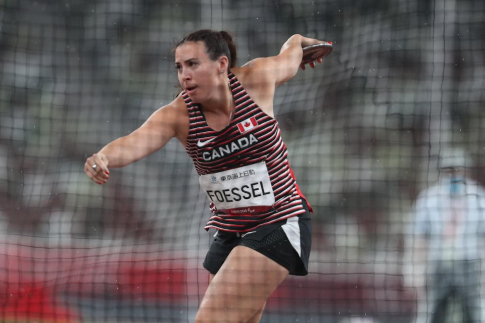 Renee Foessel finished fourth in her discus event at the 2020 Tokyo Paralympic Games.