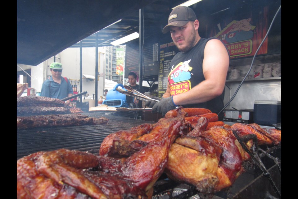 Ribfest will offer the safety of a drive-thru this weekend at Georgian Mall. Shawn Gibson/BarrieToday File Photo