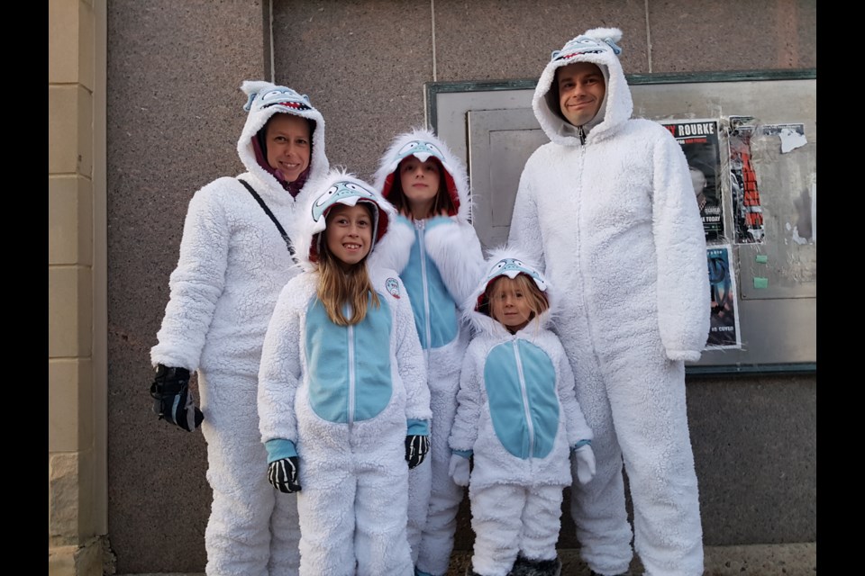 These folks knew how to keep warm and look the part for the Santa Claus parade, Saturday Nov. 16, 2019. Shawn Gibson/BarrieToday