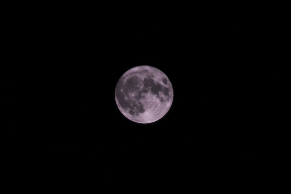 This image of a Super Blue Moon over Barrie was captured Wednesday night by local photographer Don Wright. 