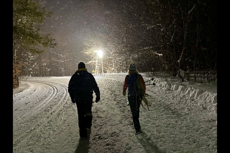 This photo was submitted by reader Erin Walker following a nighttime hike at Hardwood Ski and Bike in Oro-Medonte, north of Barrie. 