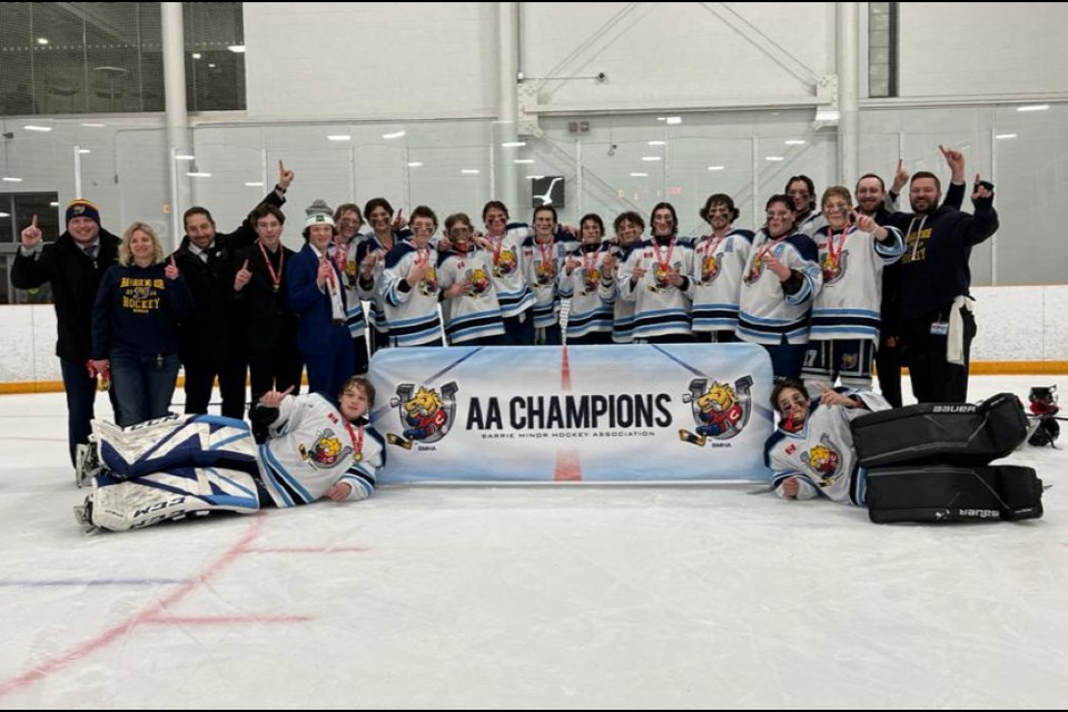 Barrie Colts U18 AA team wins Glenn Bellerby Tournament Barrie News