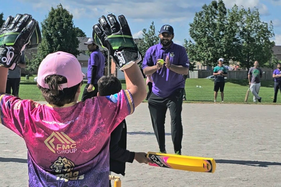 The Barrie Arts and Sports Academy held its inaugural Free Cricket Clinic on August 10