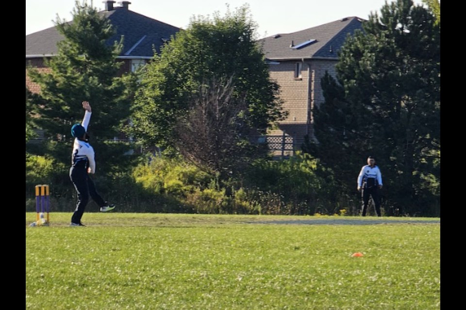 Super League Barrie cricket action takes place at Cheltenham Park.