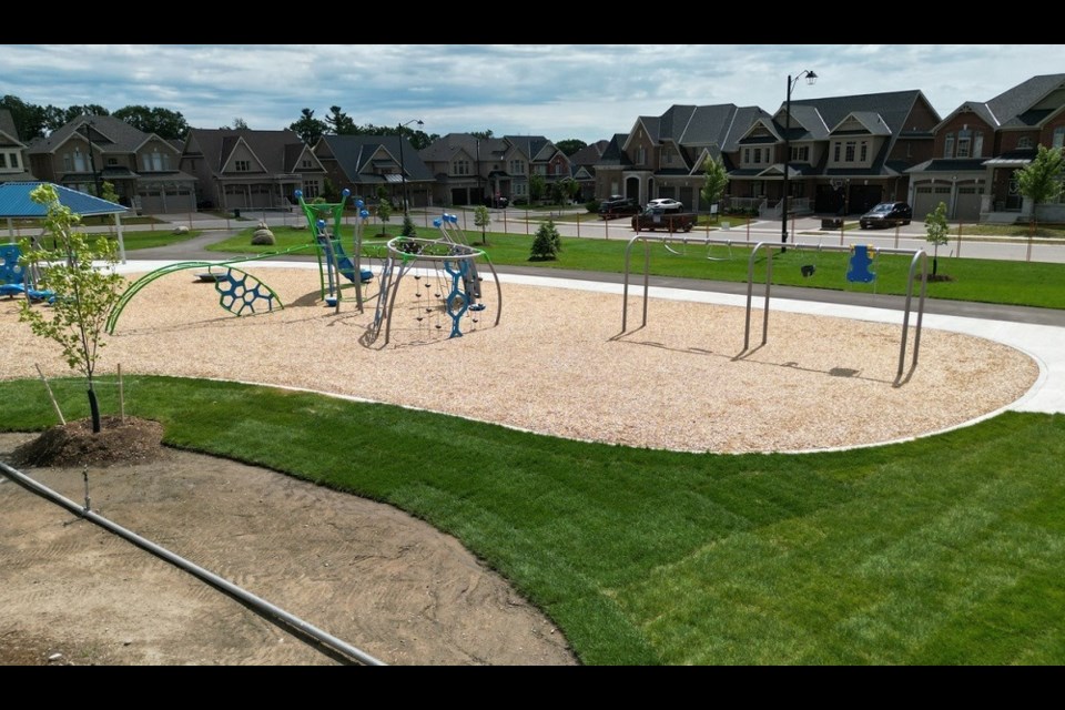 A new park has opened in the Stonemanor Woods Phase 2 subdivision in Springwater Township.