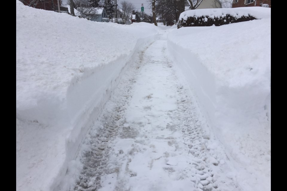 Wowzers that was a lot of snow on Sunday and now the clean up begins.
Sue Sgambati/BarrieToday