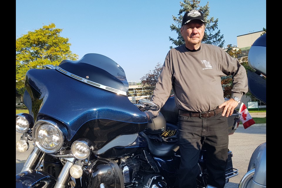 Wayne Greer enjoys riding for a good cause, but mainly just likes riding. Shawn Gibson/BarrieToday