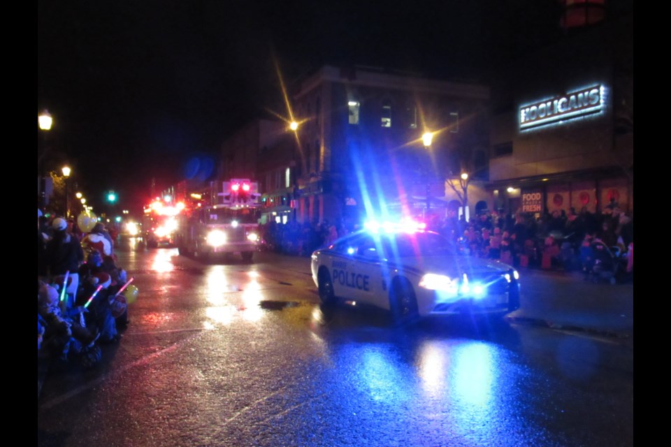 Barrie's Finest open the parade                               