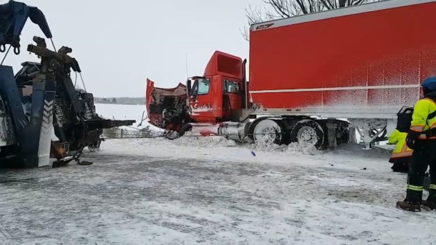 VIDEO: Cleanup underway following Hwy. 400 crash - BarrieToday.com