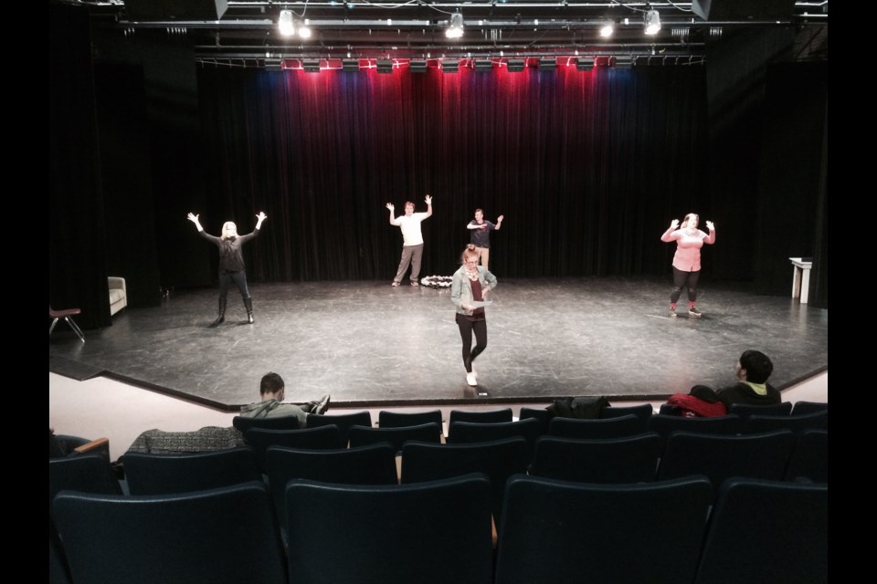 Can-Do Theatre rehearsal for The Bucket List Cabaret