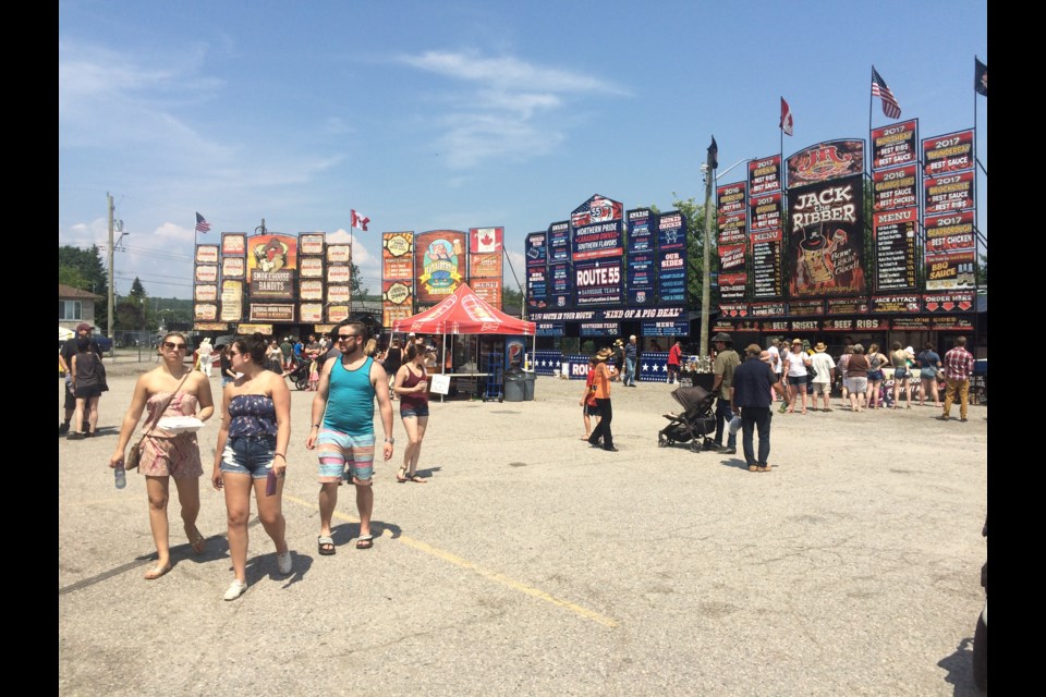 Organizers estimate 10,000 people took in the 6th Annual Voyageur Ribfest over the weekend