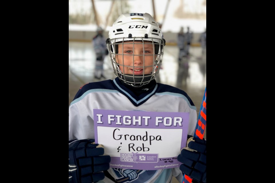 Two North Bay Atom hockey teams raise money for Hockey Fights Cancer Campaign
photo courtesy Karen Rocha