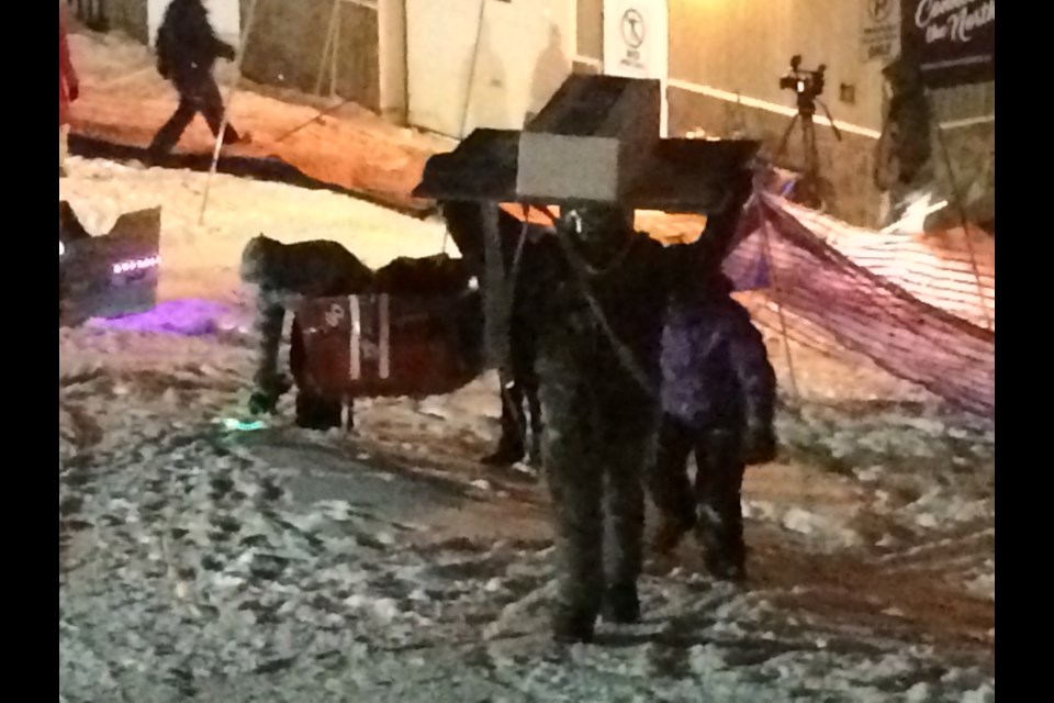 A total of 19 teams took part in Laurentian Ski Hill's adult boxcar races 