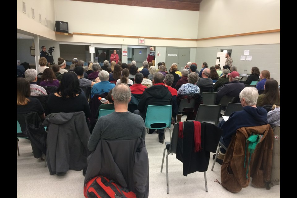 Approximately 70 people attended a public consultation meeting to make comment on the provincial review of the Endangered Species Act