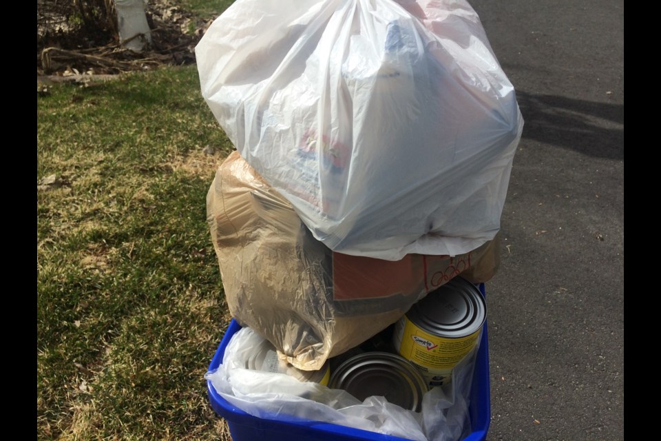 Over 3,700 pounds of food was collected during the one day Blue Box Food Drive in North Bay