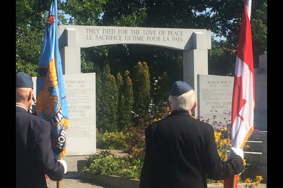 79th Anniversary Battle of Britain Commemorative Ceremony held at the North Bay Cenotaph 