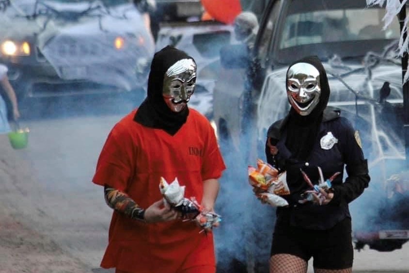 A creepy scene from last year's parade. / Photo supplied