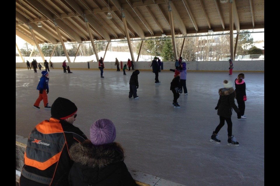 Sara Berry submitted these two photos from the 2019 Family Day event in Callander. Perhaps this year, that could be you on that ice... / Photo supplied