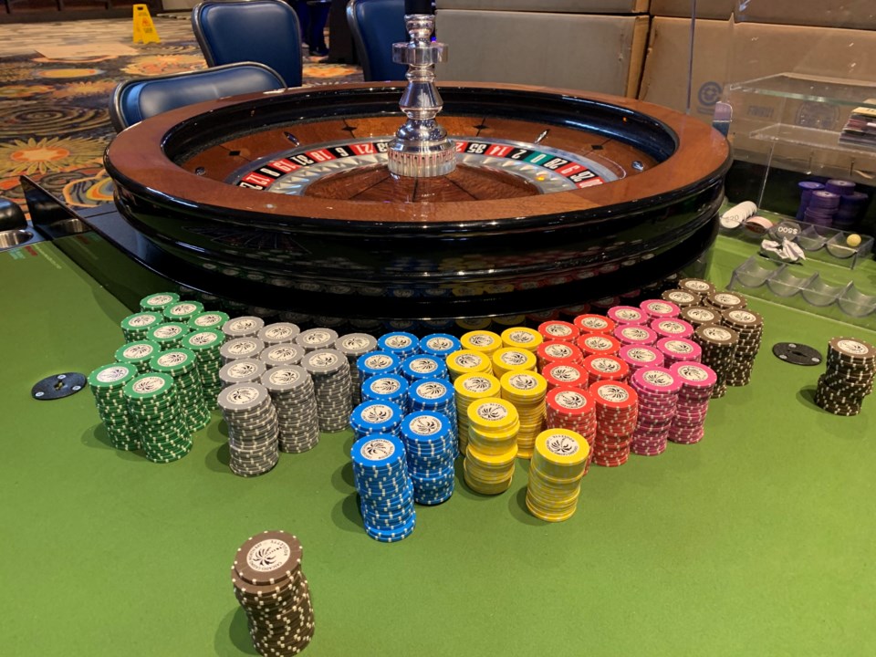 20220303 cascades casino 9 turl roulette wheel stock 