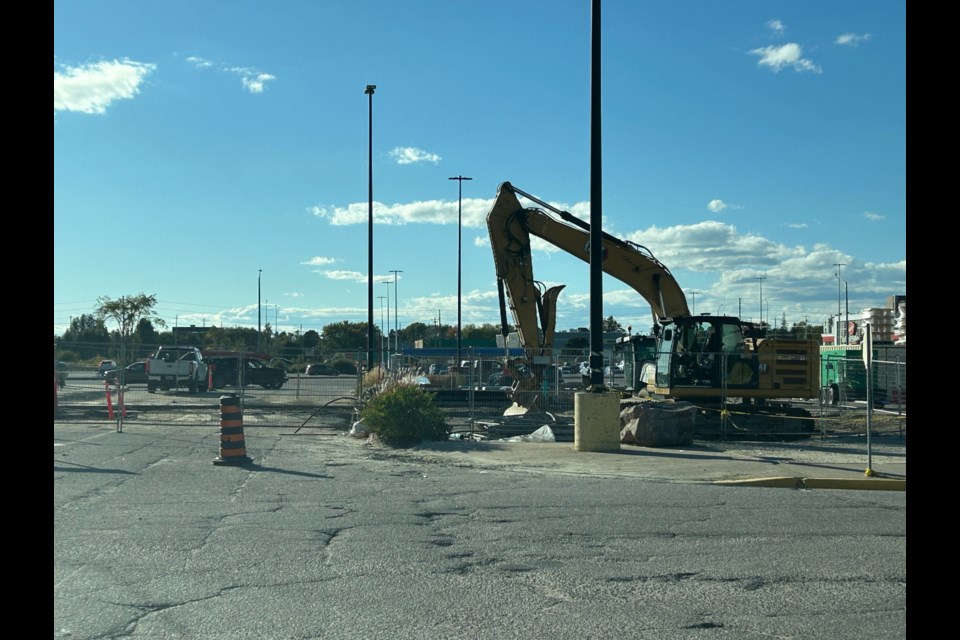 Construction is starting in the busy Northgate Shopping Centre Parking lot starting on Monday.