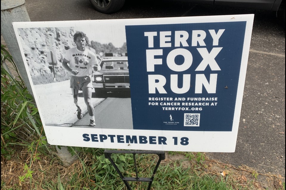 terry fox marathon of hope map