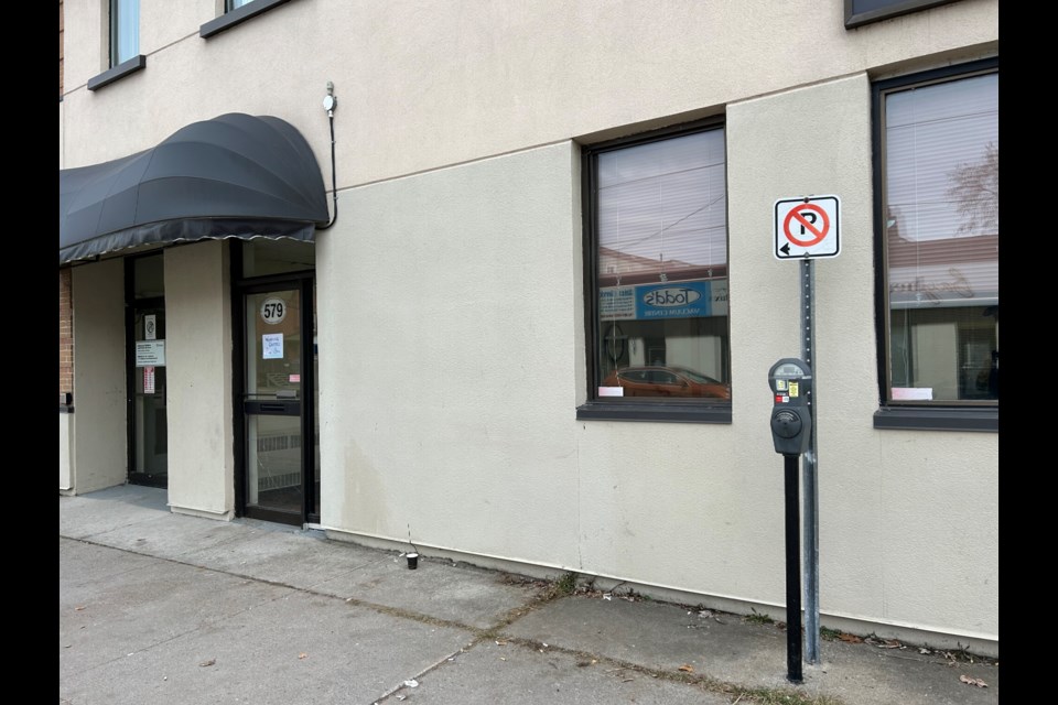 The new warming centre located in the 500 block of Fraser Street in downtown North Bay. Photo by Chris Dawson/BayToday. 