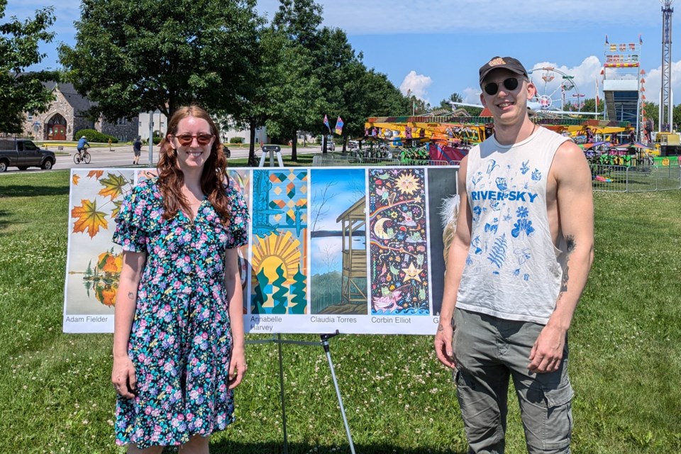 2024-07-12-lakeshore-overpass-banner-art-elliot-harvey-2-campaigne