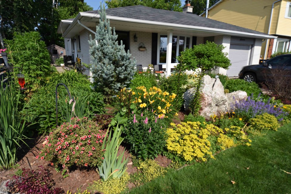 This garden at 16 Tecumseh Ave. is one of the city's top 10. Submitted.