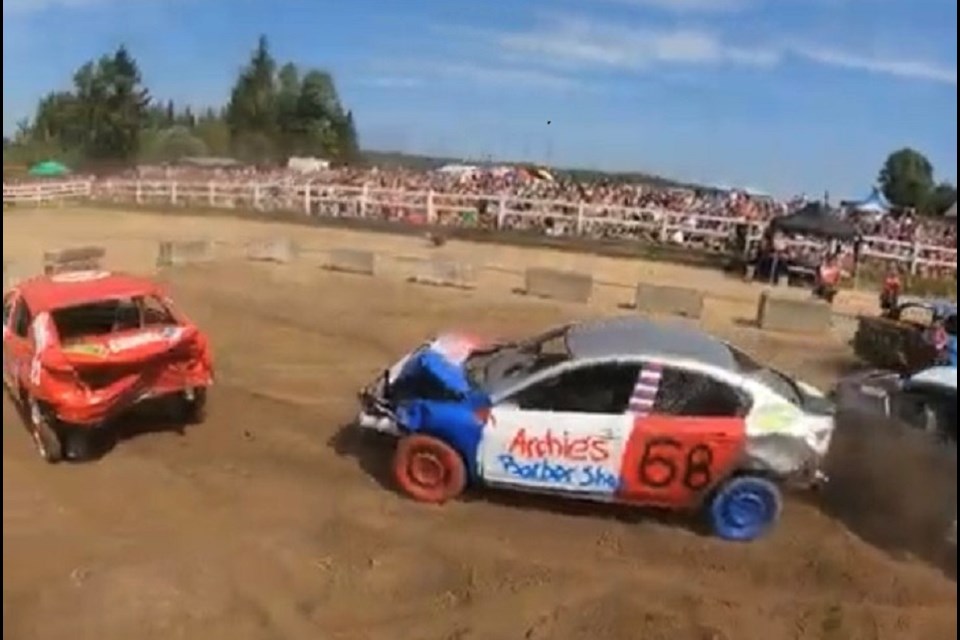 The Powassan Faill Fair demolition derby