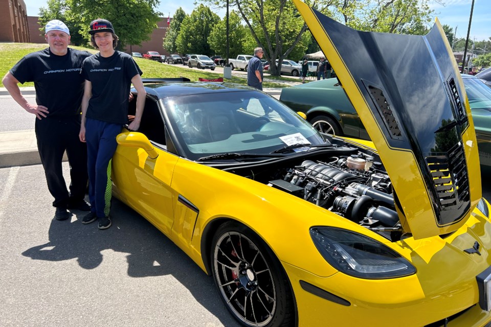 West Ferris Secondary School car and bike show