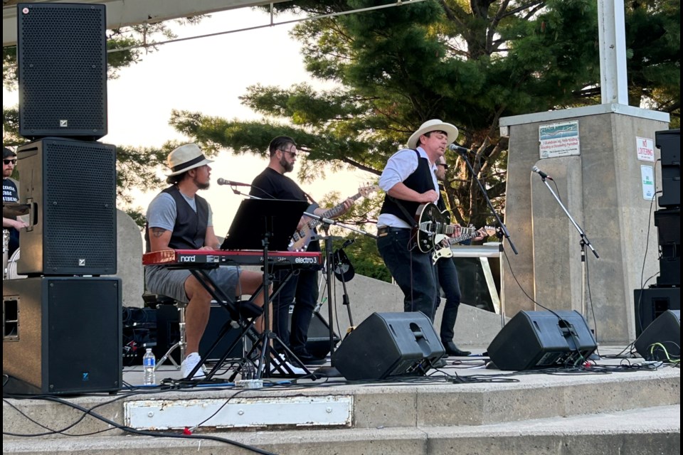 Caley and the Cadillacs performed to an appreciative crowd.