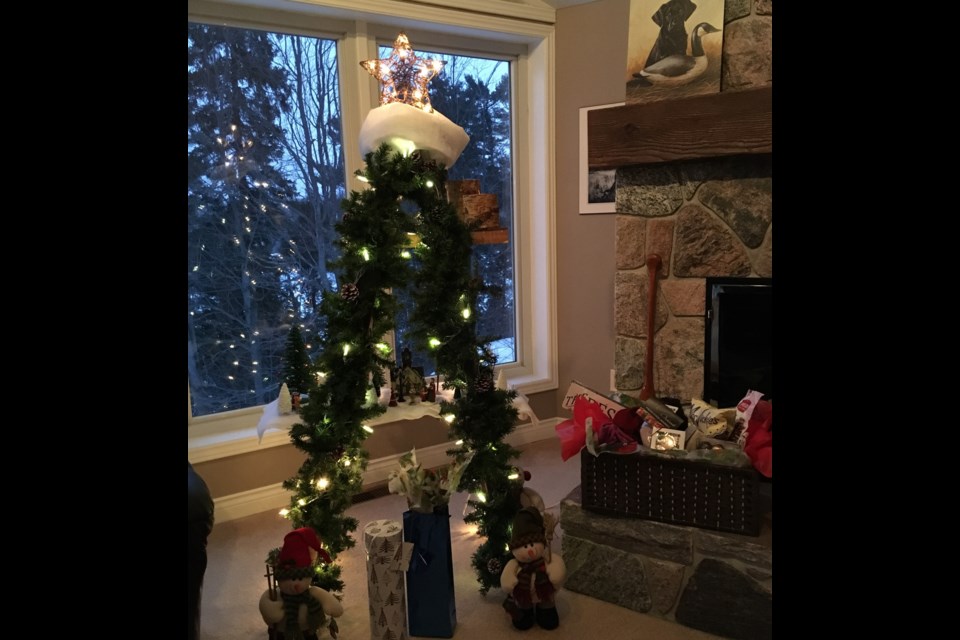 We decided to try something new this year.....a Christmas Ladder instead of a Christmas Tree!  It turned out quite lovely!
Merry Christmas! Chantal Dégagné