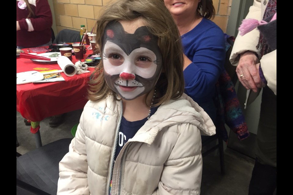 File photo. Evelyn Craig, 5, of Toronto was one of many children getting a face paint by enthusiastic volunteers. Jeff Turl/BayToday.