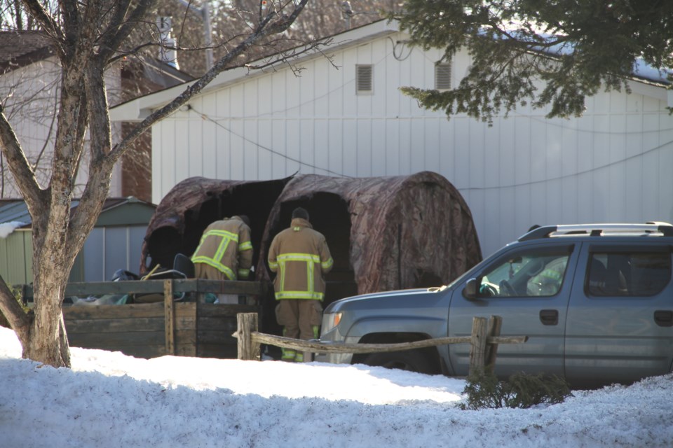 firefighters respond quickly to shed fire - baytoday.ca