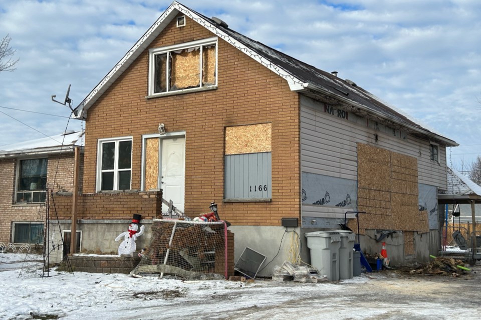 A house fire at 1166 Metcalfe Street  Wednesday caused three pet dogs to die of smoke inhalation.