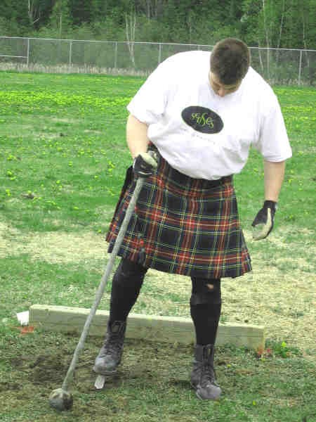 Strong men in kilts North Bay News