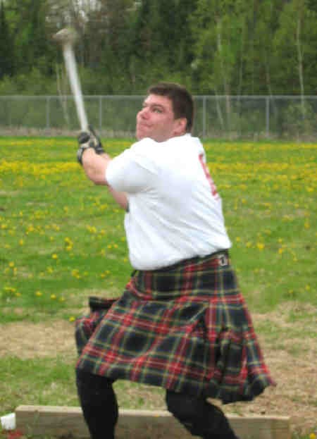 Strong men in kilts North Bay News