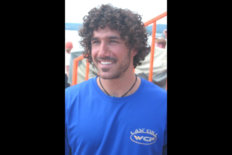 Ethan Zohn, during a break in the taping of The Last Cull. Photo by Phil Novak.